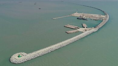 صورة صحيفة ذا ناشيونال: مشروع ميناء الفاو مازال يخضع للفساد والصراع بين الميليشيات