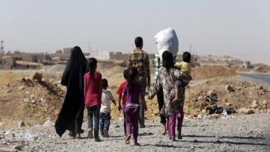 صورة هيومن رايتس ووتش: الجيش أجلى بشكل غير قانوني 91 عائلة من قرية العيثة شمالي تكريت