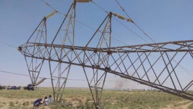 صورة وزارة الكهرباء الحالية: تعرض خط نقل الطاقة الكهربائية “ديالى – ميرساد” إلى عمل تخريبي