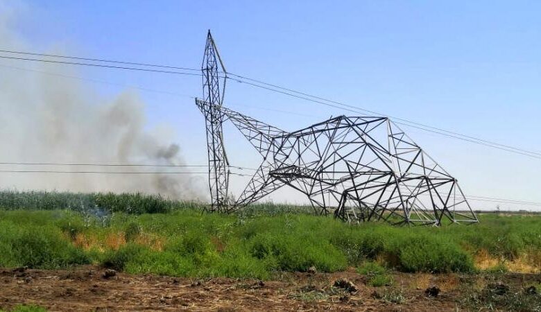 صورة موقع المونيتور: أبراج الطاقة في العراق هدف للتخريب ومرتكبوها لا يعاقبون
