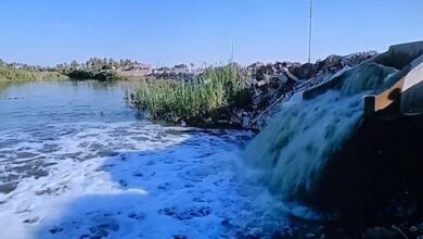 صورة مديرية بيئة النجف تنذر بكارثة في قضاء الكوفة لاختلاط مياه الصرف بمياه الإسالة