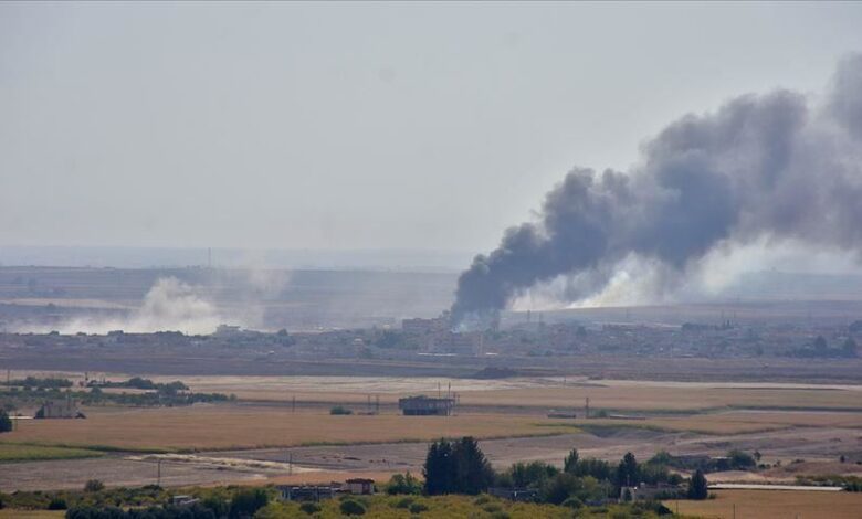 صورة مقتل وإصابة 10 عناصر من ميليشيا حزب العمال الكردستاني بقصف في سنجار