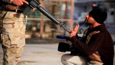 صورة صحفيو نينوى يؤكدون رفضهم الاعتداءات المتكررة التي تطالهم على يد الميليشيات