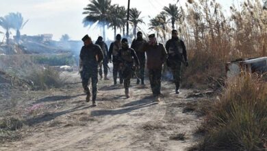 صورة المركز العراقي لتوثيق جرائم الحرب: جماعات مسلحة ترتدي زي ميليشيا الحشد حاصرت قرية نهر الإمام في ديالى ونفذت إعدامات ميدانية