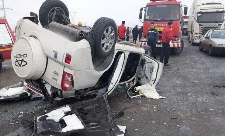 صورة الحرس الثوري: مقتل 5 ضباط في حادث سير مدبر بكردستان الإيرانية