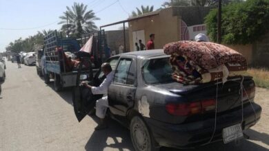 صورة مفوضية حقوق الإنسان: العائلات النازحة من المقدادية لم تعد حتى الآن إلى مناطقها