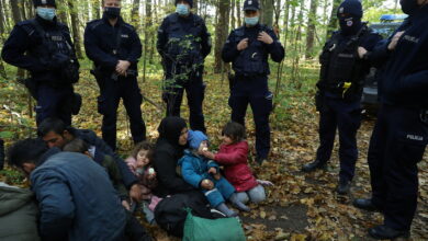 صورة شبكة بلومبرغ الأمريكية: الوضع على الحدود البولندية رهيب للغاية لكن العراقيين مصرون على الهجرة