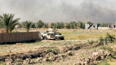 صورة قوات الأمن تمنع المهجرين من قرى شرق ديالى من دخول منازلهم