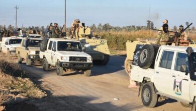 صورة القوات الحكومية والميليشيات تقوم بحملات دهم في كركوك وسامراء