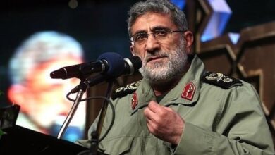 صورة رويترز: إسماعيل قاآني يوبخ زعماء الميليشيات ويتهمهم بسوء إدارة تداعيات الانتخابات