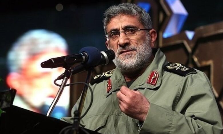 صورة رويترز: إسماعيل قاآني يوبخ زعماء الميليشيات ويتهمهم بسوء إدارة تداعيات الانتخابات