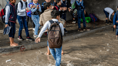 صورة تعطيل دوام المدارس بسبب الأمطار الغزيرة