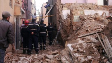صورة وفاة فتاة وإصابة مدنيين آخرين بانهيار منزلين في ذي قار بسبب الأمطار