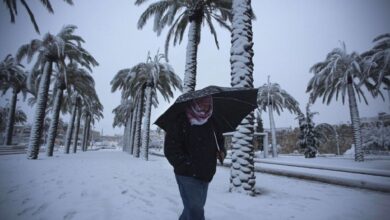 صورة مصادر رصد جوي: قرب وصول عاصفة ثلجية إلى العراق