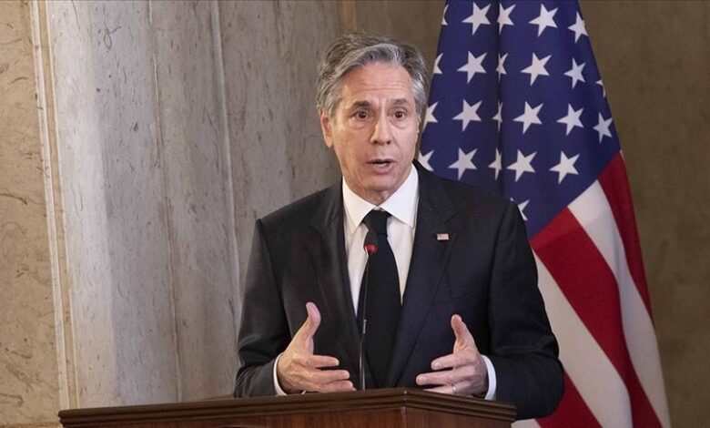 صورة بلينكن: قرار بوتين تعليق المشاركة في معاهدة نيو ستارت غير مسؤول