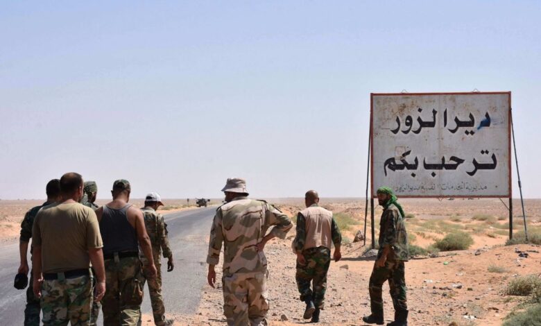 صورة مقتل 19 من الميليشيات بينهم 3 من عناصر الأسد في قصف للتحالف على دير الزور