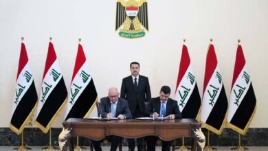 صورة تهكم شعبي عراقي وسخرية سياسية على توقيع مذكرة مكافحة الفساد مع الأمم المتحدة