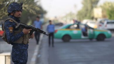 صورة مقتل شخص بإطلاق نار بعد شجار في شارع فلسطين شرقي بغداد