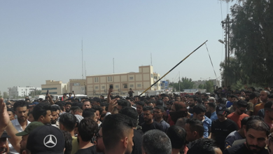 صورة اعتصام الخريجين التربويين في النجف لليوم الثاني للمطالبة بالتعيين