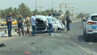 صورة مديرية المرور تبرئ موكب السوداني من حادثة المطار وتلوم سائقة السيارة