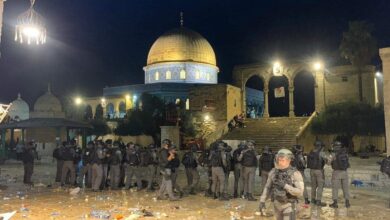 صورة هيئة علماء المسلمين: الاعتداء على المسجد الأقصى ومعتكفيه اختبار جديد للأمة لاتخاذ موقف عملي