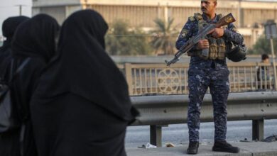 صورة مصدر أمني: تفكيك أكبر شبكة للاتجار بالبشر في البصرة