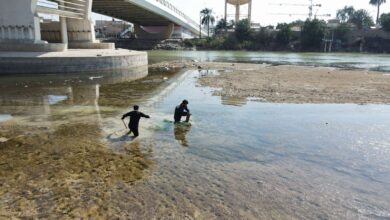 صورة مديرية ماء ذي قار تحذّر من نقص في المياه الواصلة إلى المجمعات المائية في المحافظة