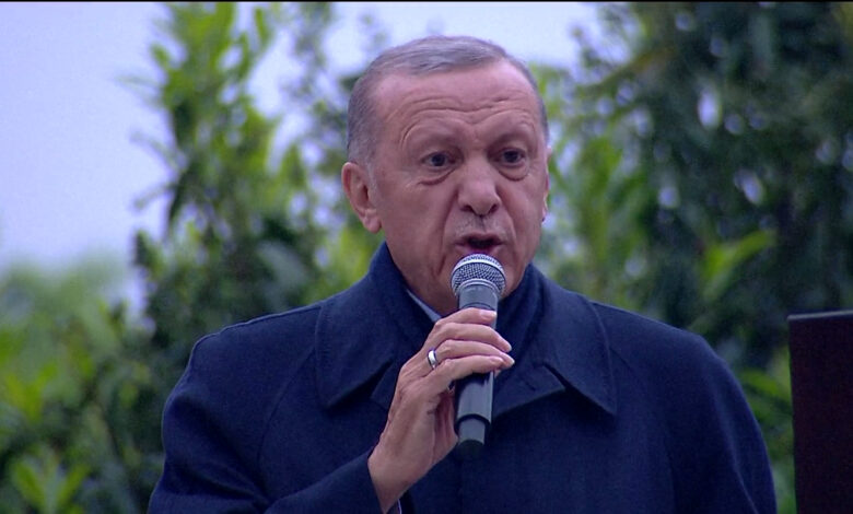 صورة الرئيس أردوغان: مسيرتنا لن تتعثر ولن نخيب آمال كل من يعول علينا
