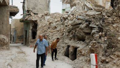 صورة جحيم كارثة الموصل مستمر بعد انتشال رفاة ضحايا مدنيين من تحت الأنقاض