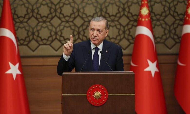 صورة الرئيس التركي مهددًا السويد: سنعلمهم أن إهانة المسلمين ليست حرية فكر