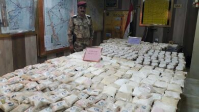صورة وزير الداخلية: المخدرات تأتي إلى العراق من إيران وسوريا بشبكات مرتبطة ببعضها
