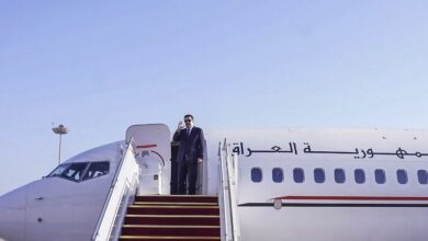 صورة محمد السوداني يغادر إلى سوريا للقاء الأسد في دمشق