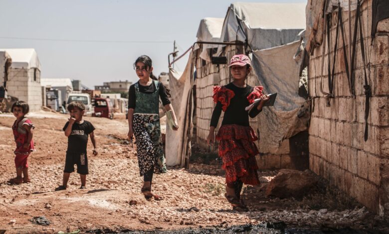 صورة هيومن رايتس ووتش: عشرات الآلاف من النازحين في الحسكة لا يتلقون مساعدات كافية