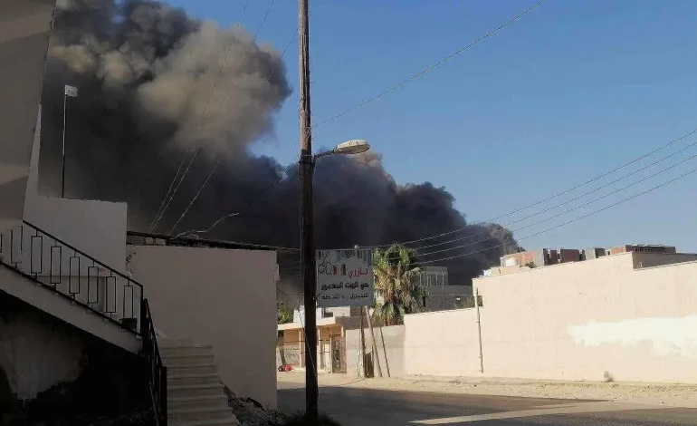 صورة إعلان وقف إطلاق النار في العاصمة طرابلس بعد اشتباكات خلفت 27 قتيلًا