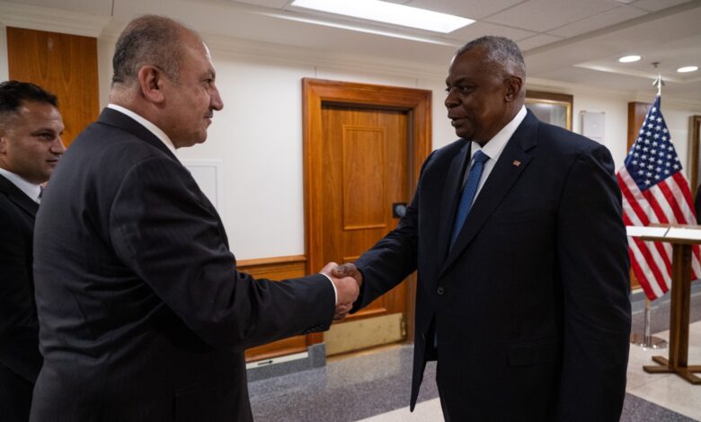 صورة وزير الدفاع الأمريكي يؤكد بقاء قوات بلاده في العراق خلال المرحلة المقبلة