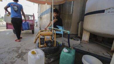 صورة مياه ملوثة تهدد أهالي البصرة بموجة تسمم جديدة