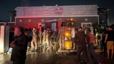 صورة 120 قتيلًا و 330 جريحًا بحريق في قاعة أعراس في الحمدانية بمحافظة نينوى