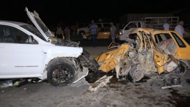 صورة طرق العراق تتحول إلى مسارات للموت المحتم بسبب الإهمال الحكومي