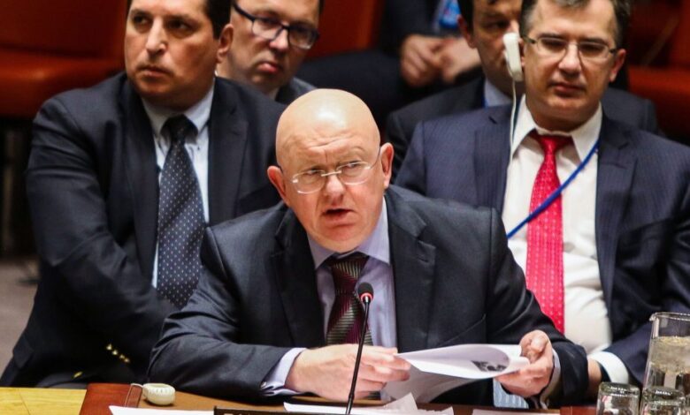 صورة المندوب الروسي الأممي: المشروع الروسي بوقف إطلاق النار في غزة حقق غايته رغم فشله