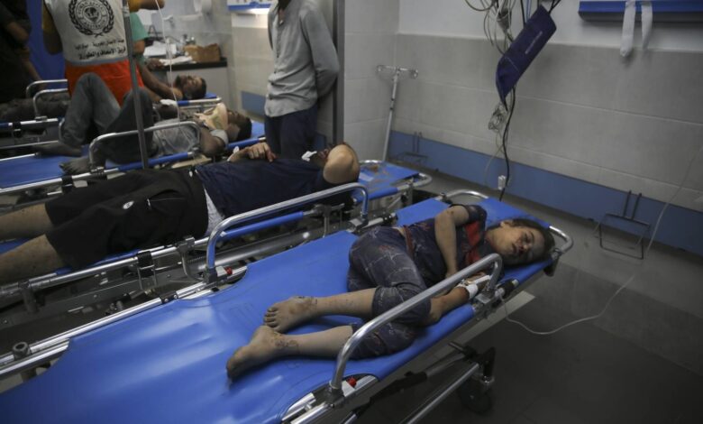 صورة منظمة الصحة العالمية: إخلاء مستشفيات غزة حكم بإعدام المرضى والجرحى