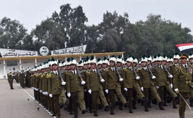 صورة وكالة سانا: الحصيلة الأولية لاستهداف الكلية الحربية فـي حـمص 123 قتيلًا و 240 جـريحًا