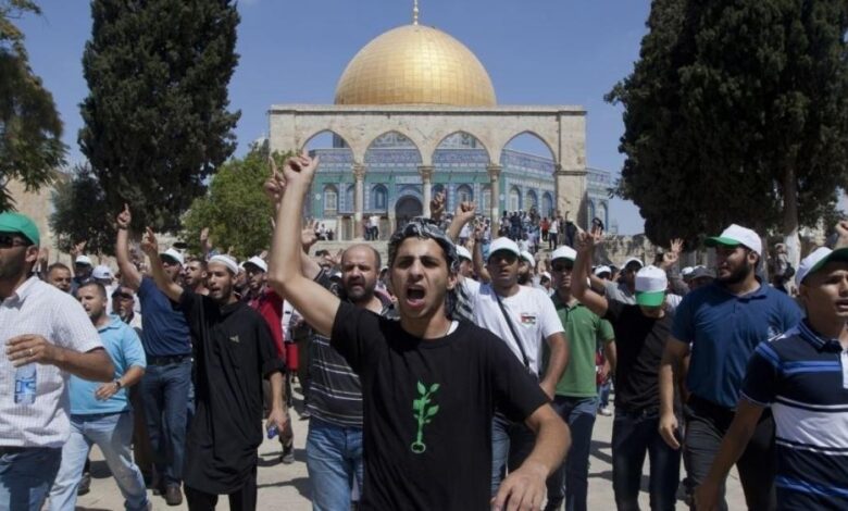 صورة حماس تدعو الفلسطينيين إلى النفير العام لمواجهة الاحتلال دفاعًا عن المسجد الأقصى