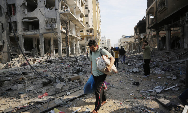 صورة الأمم المتحدة: الحرب تسببت بنزوح أكثر من 260 ألف شخص داخل قطاع غزة