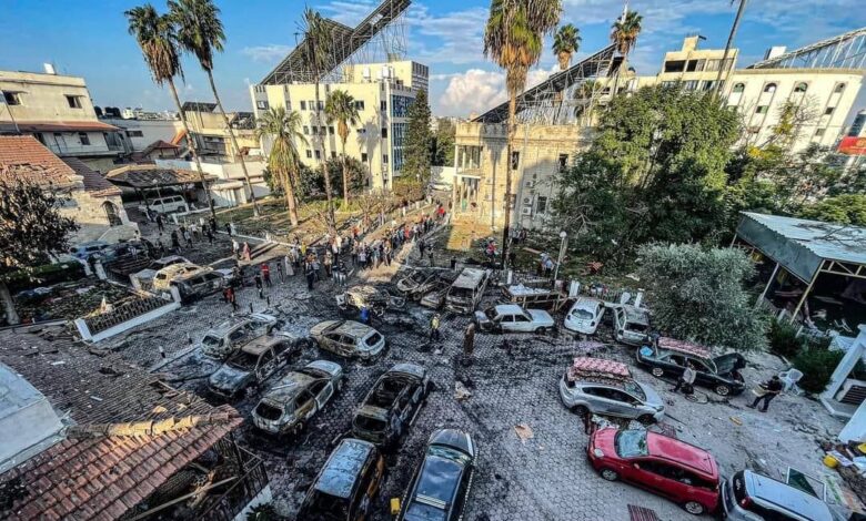 صورة إسماعيل هنية: أمريكا والغرب يتحملون مسؤولية مجزرة المستشفى لتوفيرهم الدعم العسكري للاحتلال