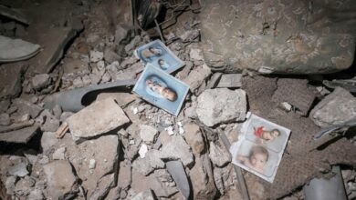 صورة صمت دولي معيب على قصف كنيسة “بروفيريوس” الأثرية في غزة