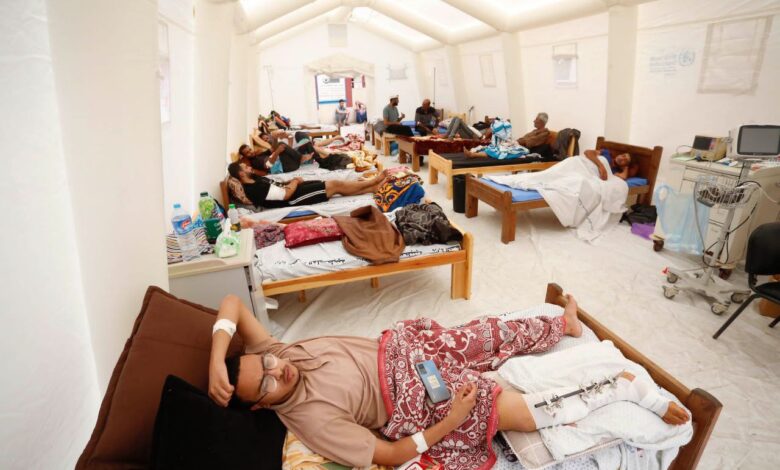 صورة وزارة الصحة: أعداد القتلى والجرحى في غزة في تزايد مستمر مع استمرار قصف الاحتلال