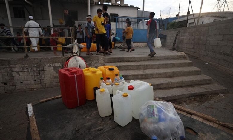 صورة وكالة الأونروا: الحياة تشرف على النفاد في قطاع غزة بسبب انقطاع المياه