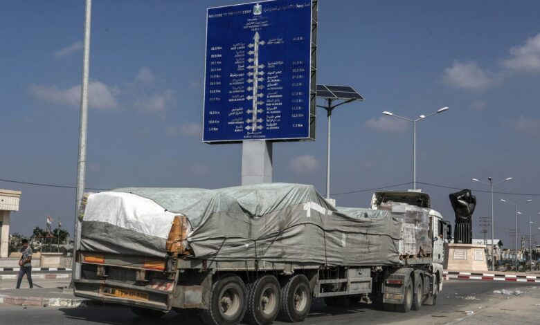 صورة اللجنة الدولية للصليب الأحمر: “إسرائيل” قصفت قافلة مساعدات إنسانية في قطاع غزة