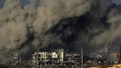 صورة واشنطن بوست: شدة القصف “الإسرائيلي” على غزة عادت إلى ما كانت عليه ببداية الحرب