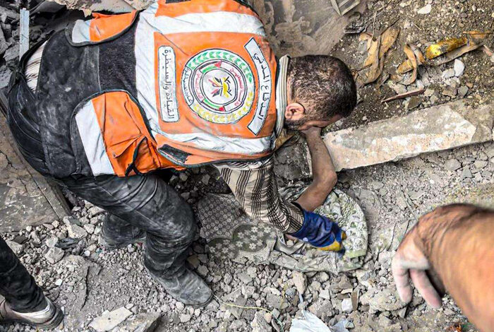 صورة تقارير مروّعة من داخل مستشفى الشفاء بعد أن حولته وحشية العدوان الى مشرحة